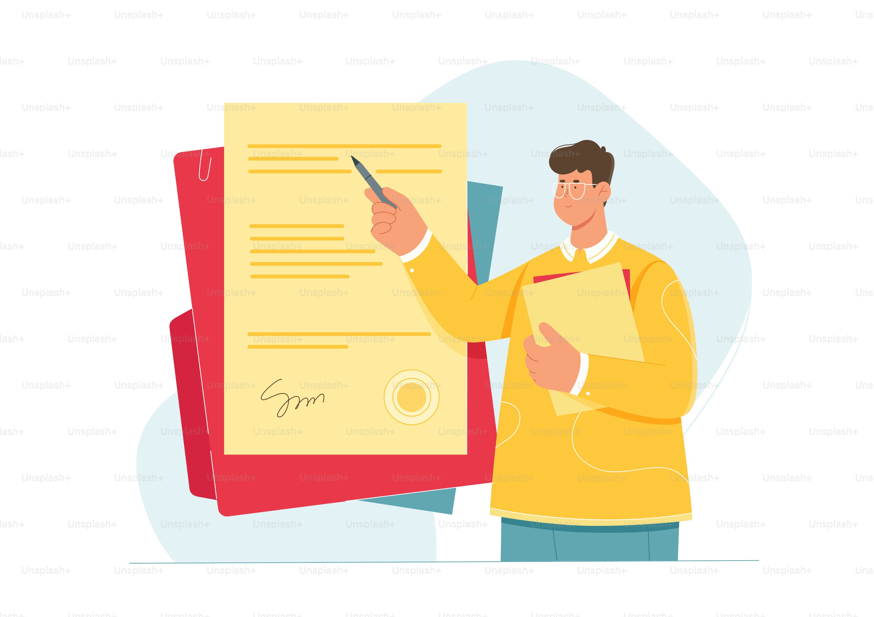 Document illustration